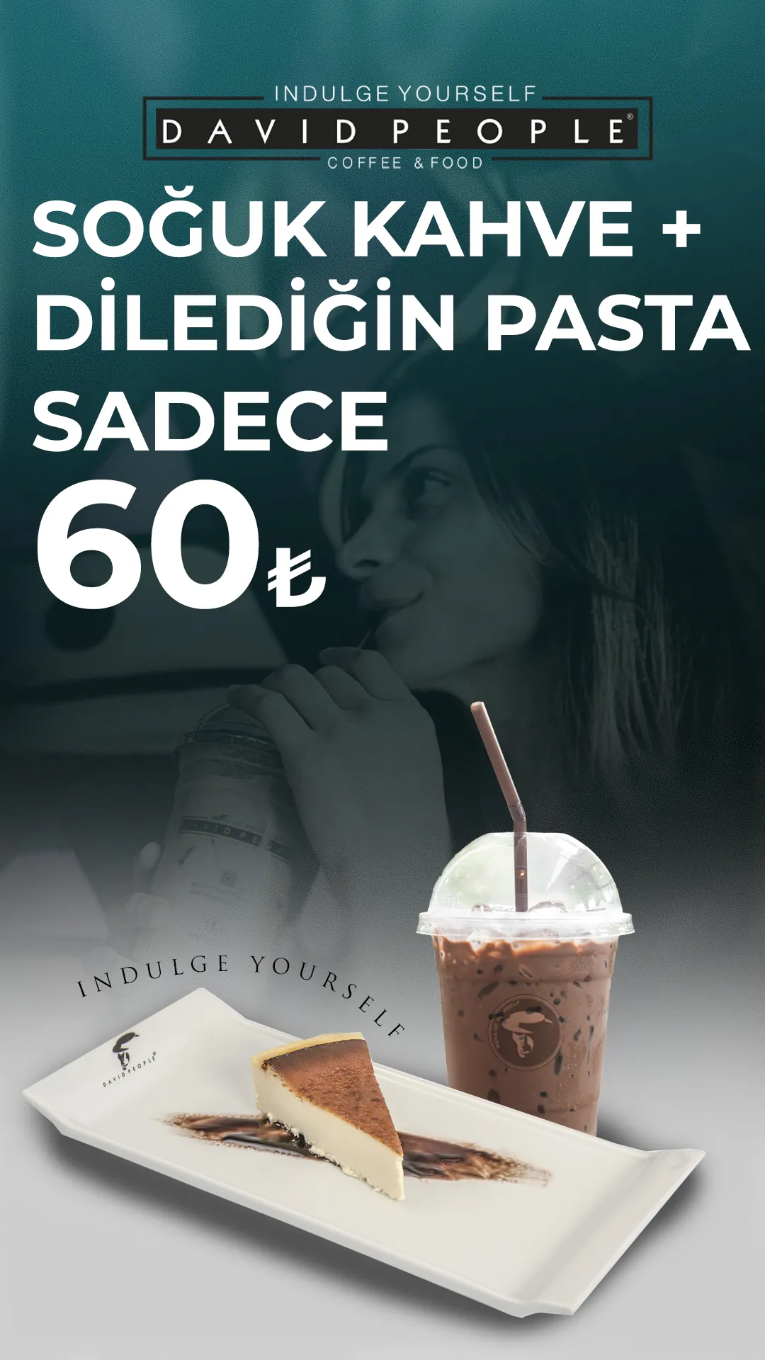 Story-Motiv für ein Café: Kaffee und Kuchen im Angebot