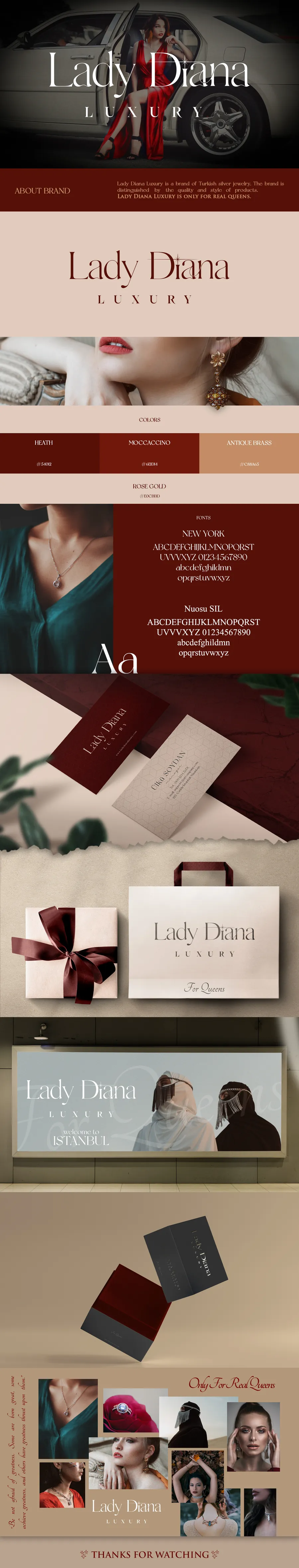 Brand-Guide für ein Luxus-Label: Logo, Farben, Verpackung