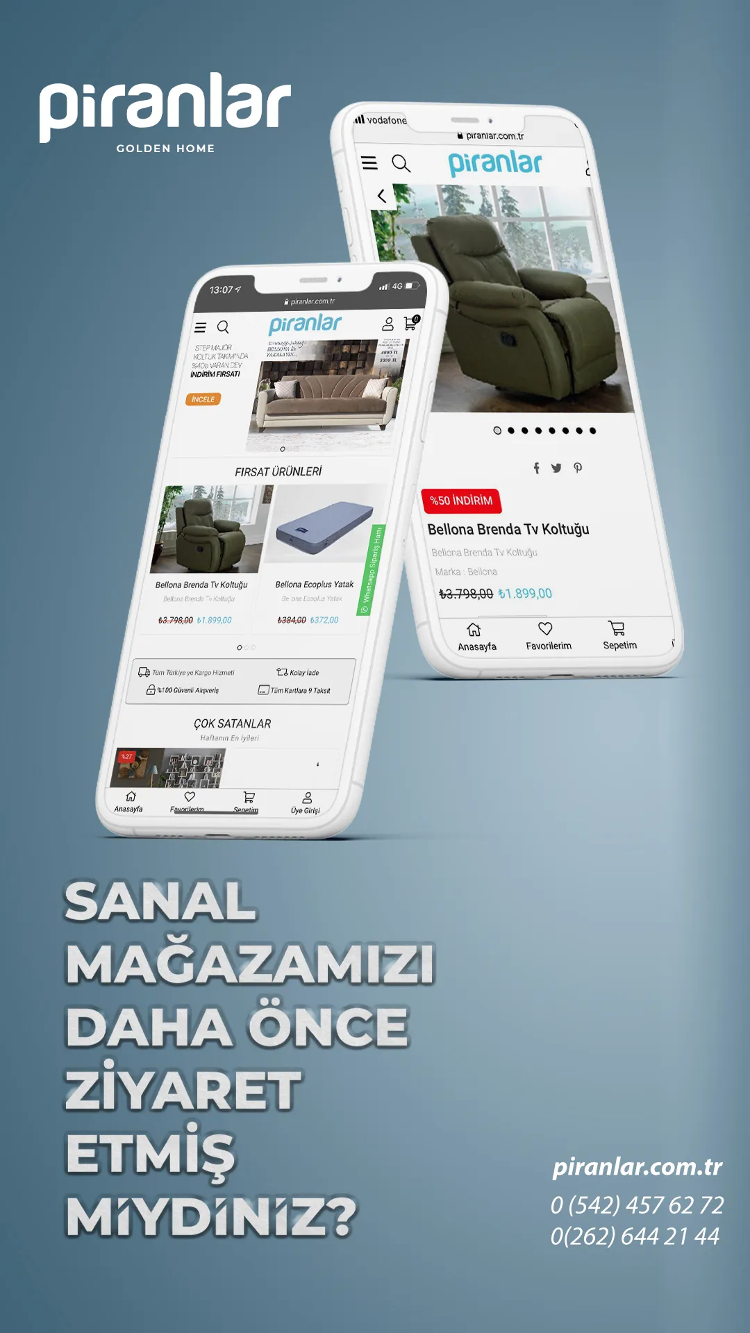 Story-Motiv für den Online-Shop eines Möbelhauses